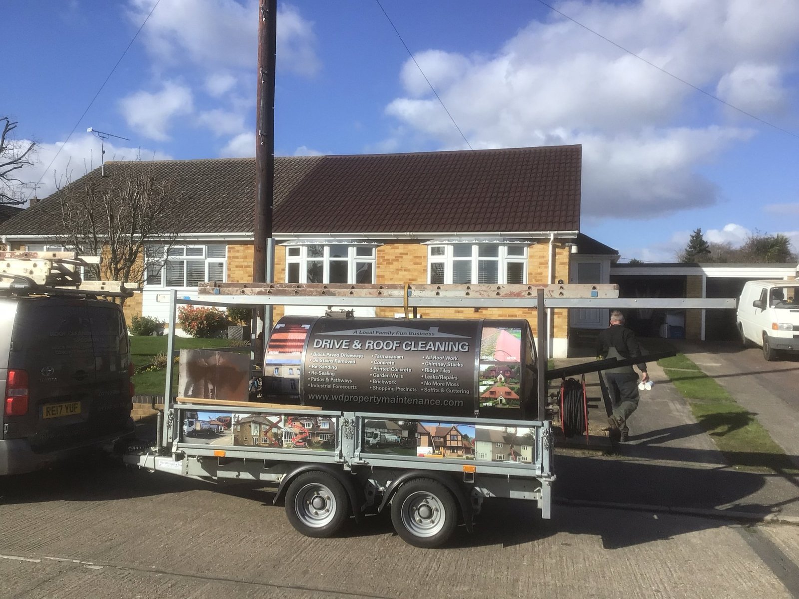 WD Property Maintenance van in Essex